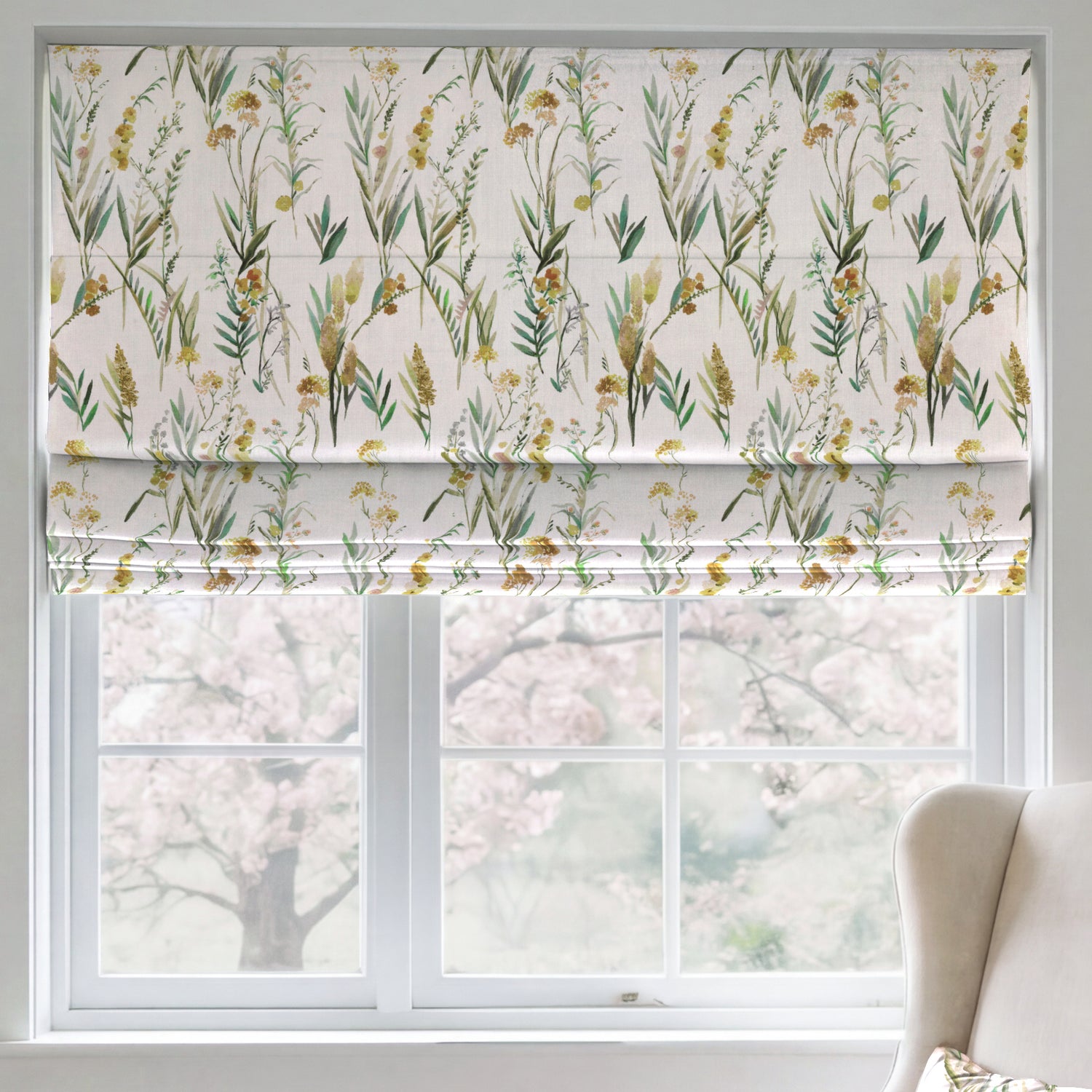 ANTE DECOR Combe Made To Measure Roman Blind Spring
