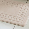 Catherine Lansfield Armoni Bath Mat and Pedestal Mat Cream