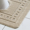 Catherine Lansfield Armoni Bath Mat and Pedestal Mat Natural