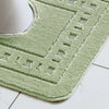 Catherine Lansfield Armoni Bath Mat and Pedestal Mat Sage