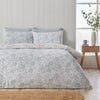 Catherine Lansfield Inga Leaf Duvet Cover Bedding Set Natural