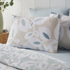Catherine Lansfield Inga Leaf Duvet Cover Bedding Set Natural