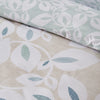 Catherine Lansfield Inga Leaf Duvet Cover Bedding Set Natural