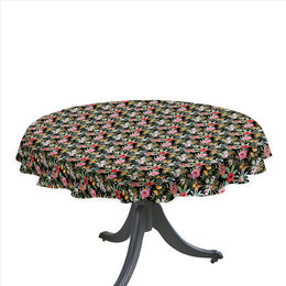 Summer Round Table Cloth Flutterby