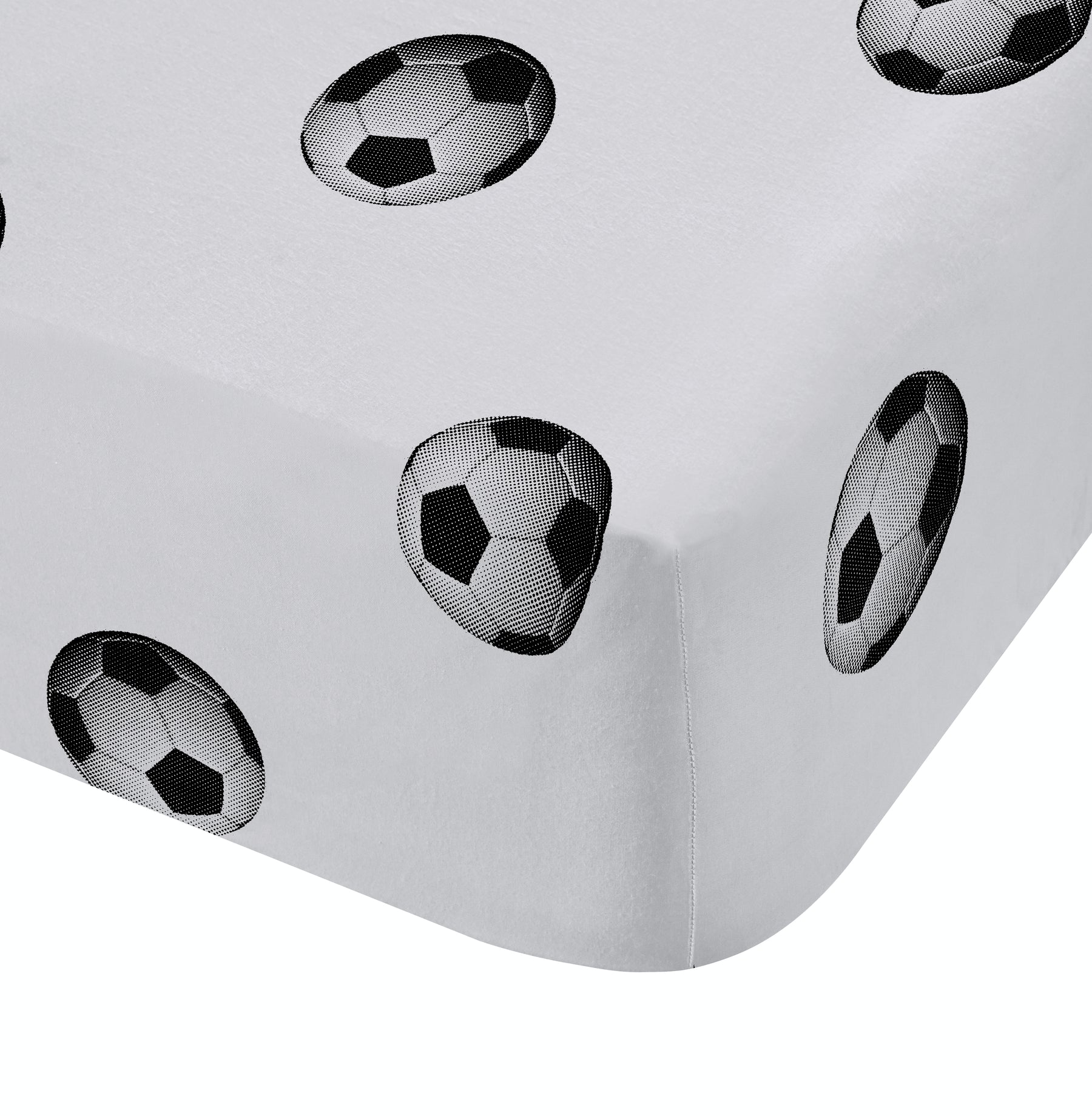 Catherine Lansfield Football Bed Linen Fitted Sheet Multi