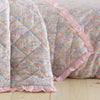 Catherine Lansfield Darcy Floral Reversible 220cm x 230cm Bedspread Set Pink