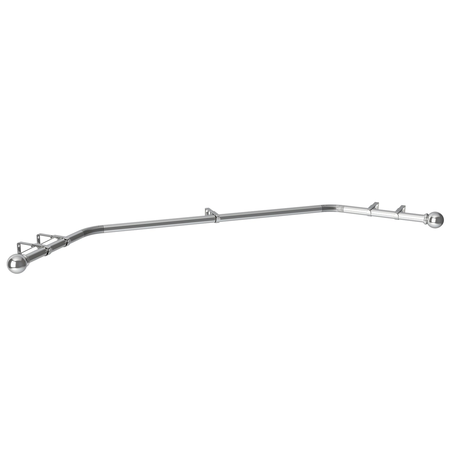 3 Sided Eyelet Bay Pole 400cm Chrome