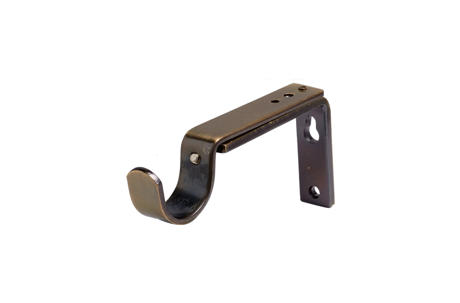 28mm Nikola Curtain Pole Antique Brass