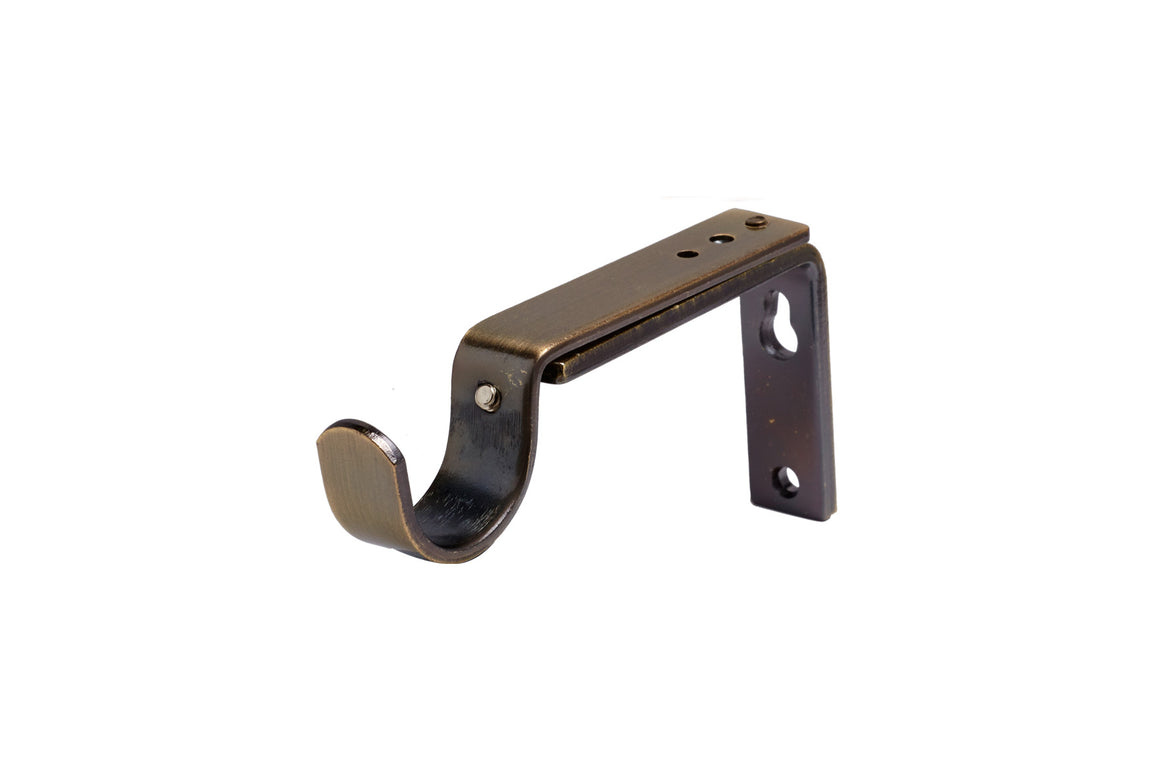 28mm End Cap Curtain Pole Antique Brass