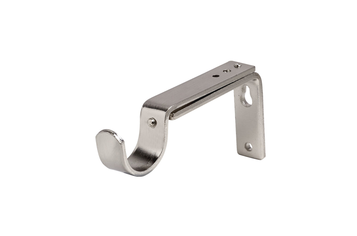 Sphere 28mm Eyelet Curtain Pole Satin Silver