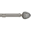 Alexia 28mm Eyelet Curtain Pole Satin Silver