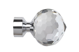 28mm Bella Finial (Pack of 2) Chrome