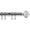 28mm Bella Curtain Pole Chrome