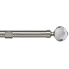 Bella 28mm Eyelet Curtain Pole Satin Silver