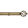 Cage 28mm Eyelet Curtain Pole Antique Brass