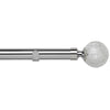 Crash 28mm Eyelet Curtain Pole Chrome