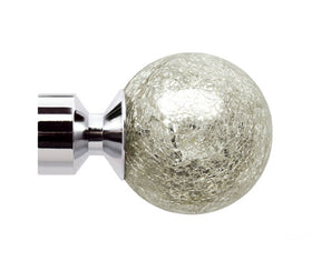 28mm Empire Finial (pack of 2) Chrome