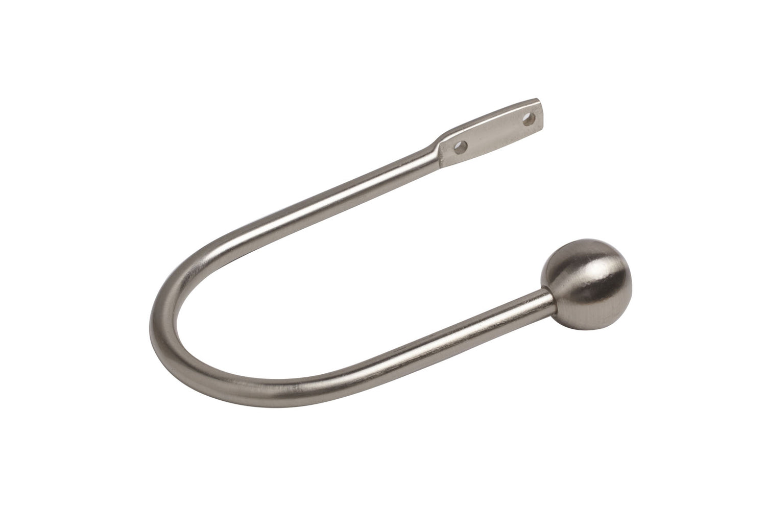 Sphere 28mm Eyelet Curtain Pole Satin Silver