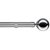 Sphere 28mm Eyelet Curtain Pole Chrome