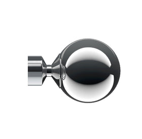 28mm Sphere Finial Pk2 - Chrome