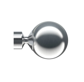 28mm Sphere Finial Pk2 - Sat Silver