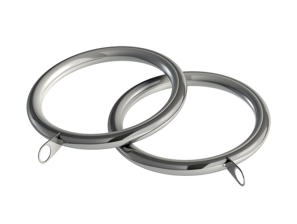 28mm End Cap Curtain Pole Chrome