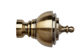 28mm Vienna Finial Pk2 - Ant Brass