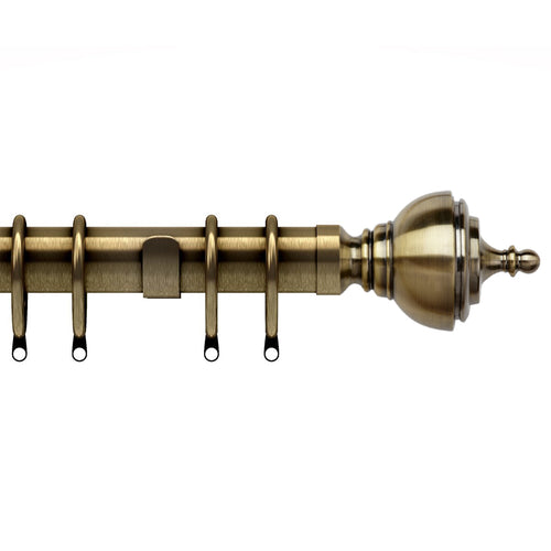 Vienna 28mm Curtain Poles Antique Brass