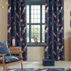 Supersonic Ready Made Lined Curtains Blue