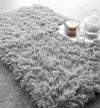 Catherine Lansfield Cuddly Bath Mat Silver