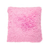 Catherine Lansfield Cuddly Faux Fur Filled Cushion 45cm x 45cm Candy Pink