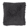 Catherine Lansfield Cuddly Faux Fur Filled Cushion 45cm x 45cm Charcoal