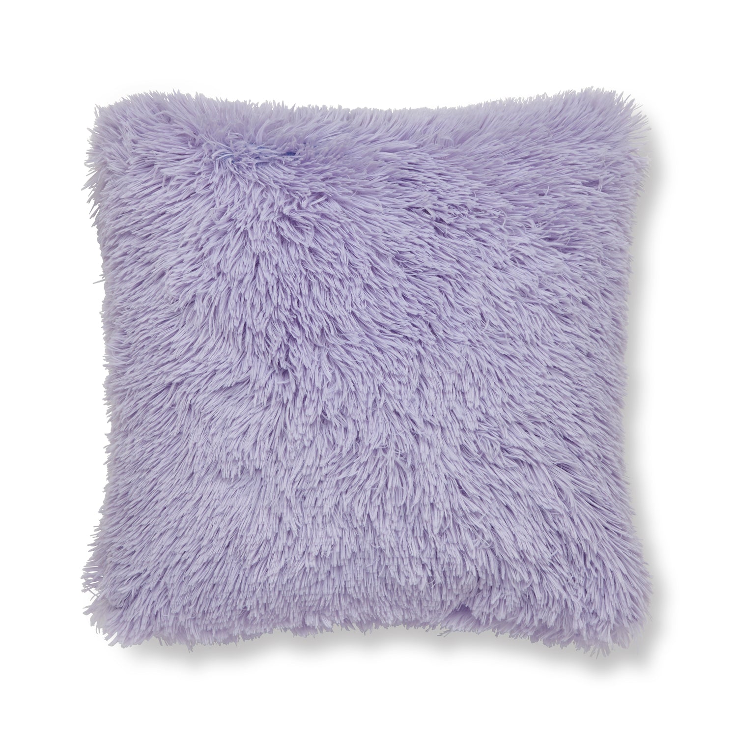 Catherine Lansfield Cuddly Faux Fur Filled Cushion 45cm x 45cm Heather