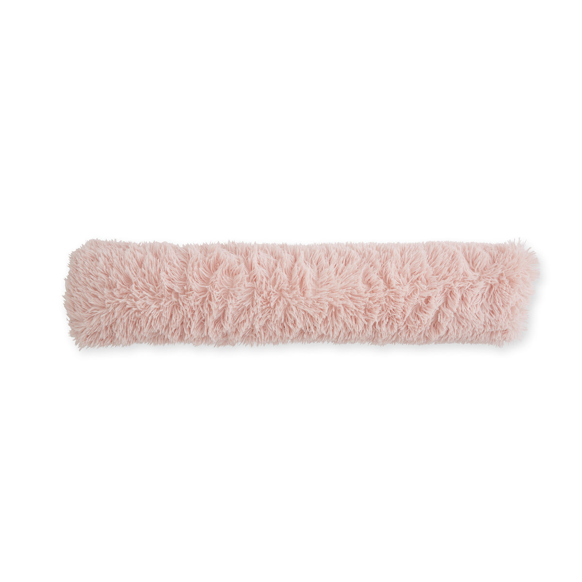 Catherine Lansfield Cuddly Faux Fur 90cm x 20cm Draught Excluder Blush