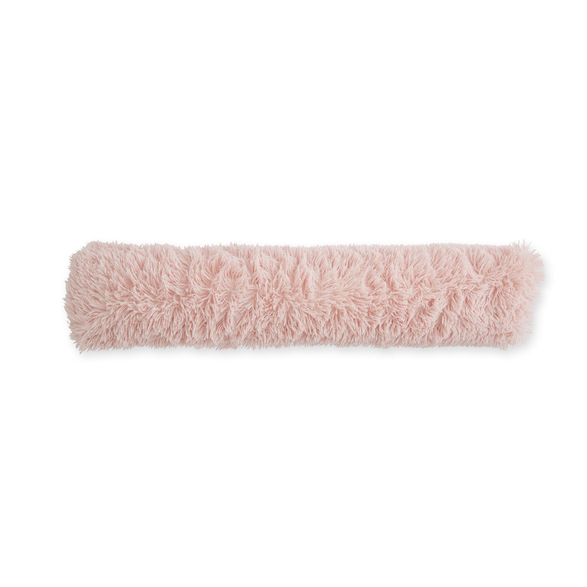 Catherine Lansfield Cuddly Faux Fur 90cm x 20cm Draught Excluder Blush