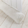 Catherine Lansfield Cuddly Faux Fur 90cm x 20cm Draught Excluder Cream