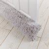 Catherine Lansfield Cuddly Faux Fur 90cm x 20cm Draught Excluder Silver