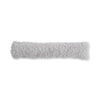 Catherine Lansfield Cuddly Faux Fur 90cm x 20cm Draught Excluder Silver