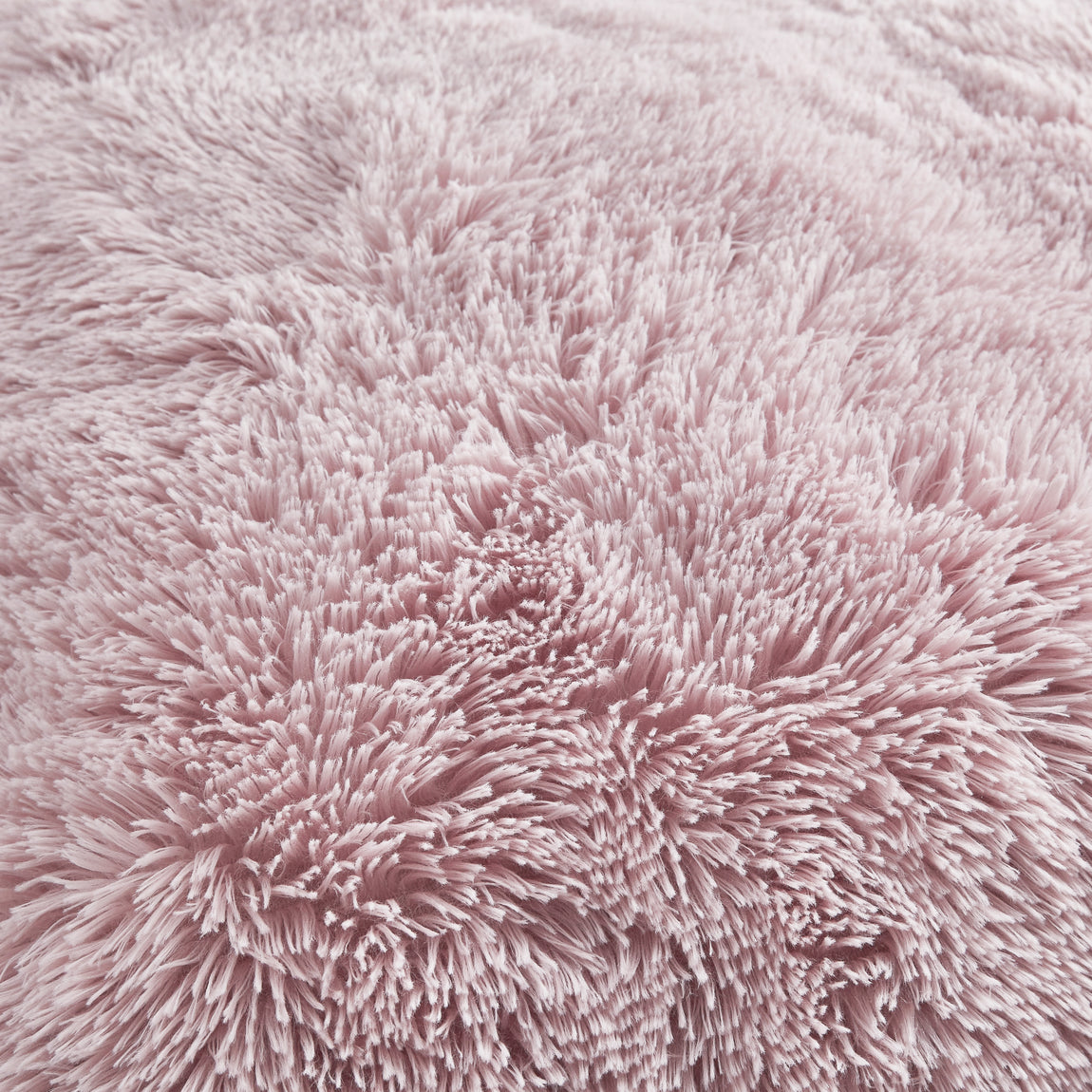 Catherine Lansfield Cuddly Faux Fur 245cmx280cm Throw Blush Pink