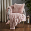 Catherine Lansfield Cuddly 150cmx200cm Throw Blush Pink