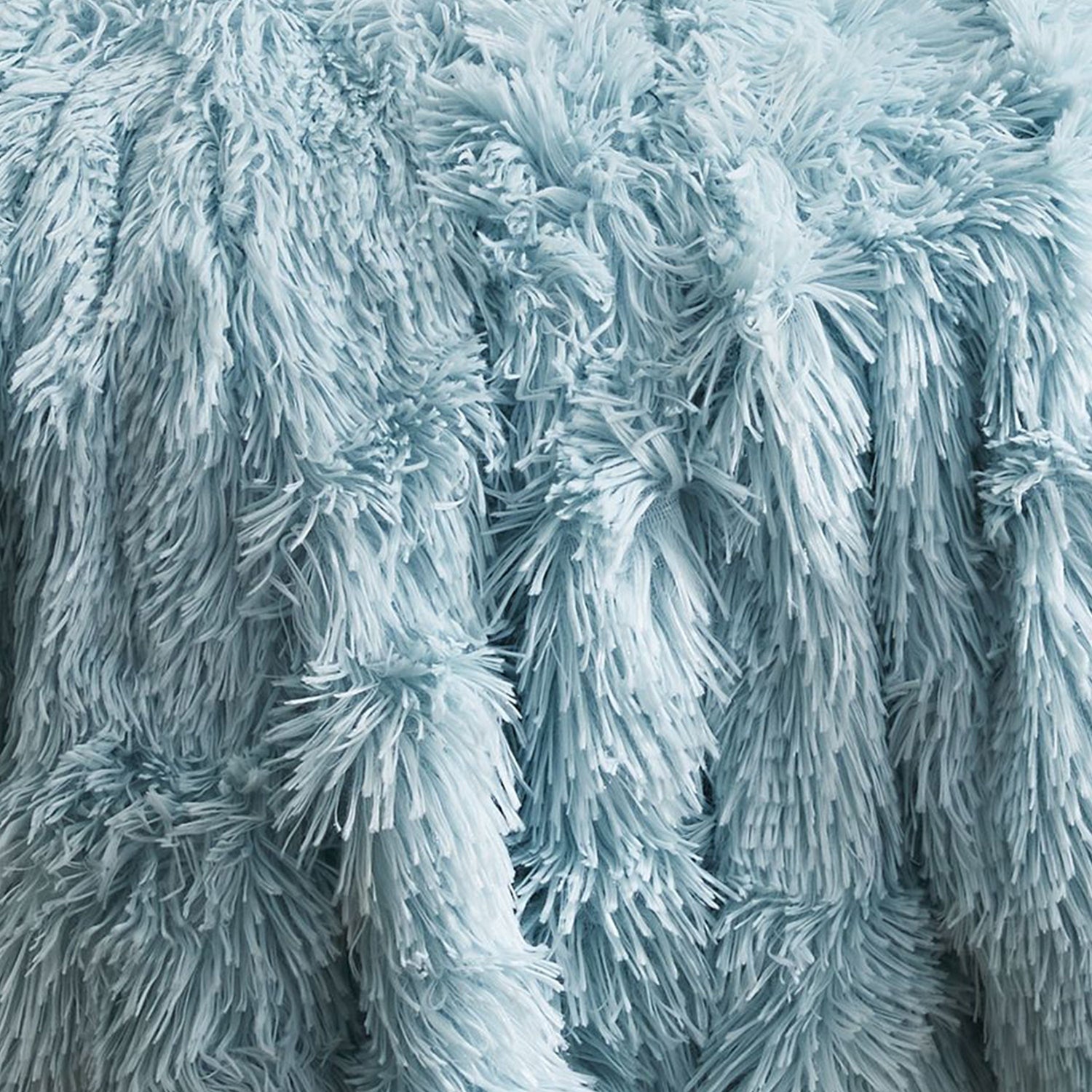 Catherine Lansfield Cuddly 150cmx200cm Throw Duck Egg Blue
