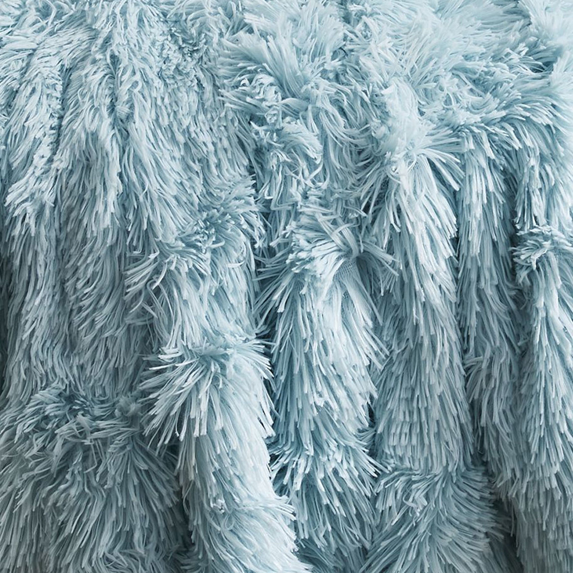 Catherine Lansfield Cuddly 150cmx200cm Throw Duck Egg Blue