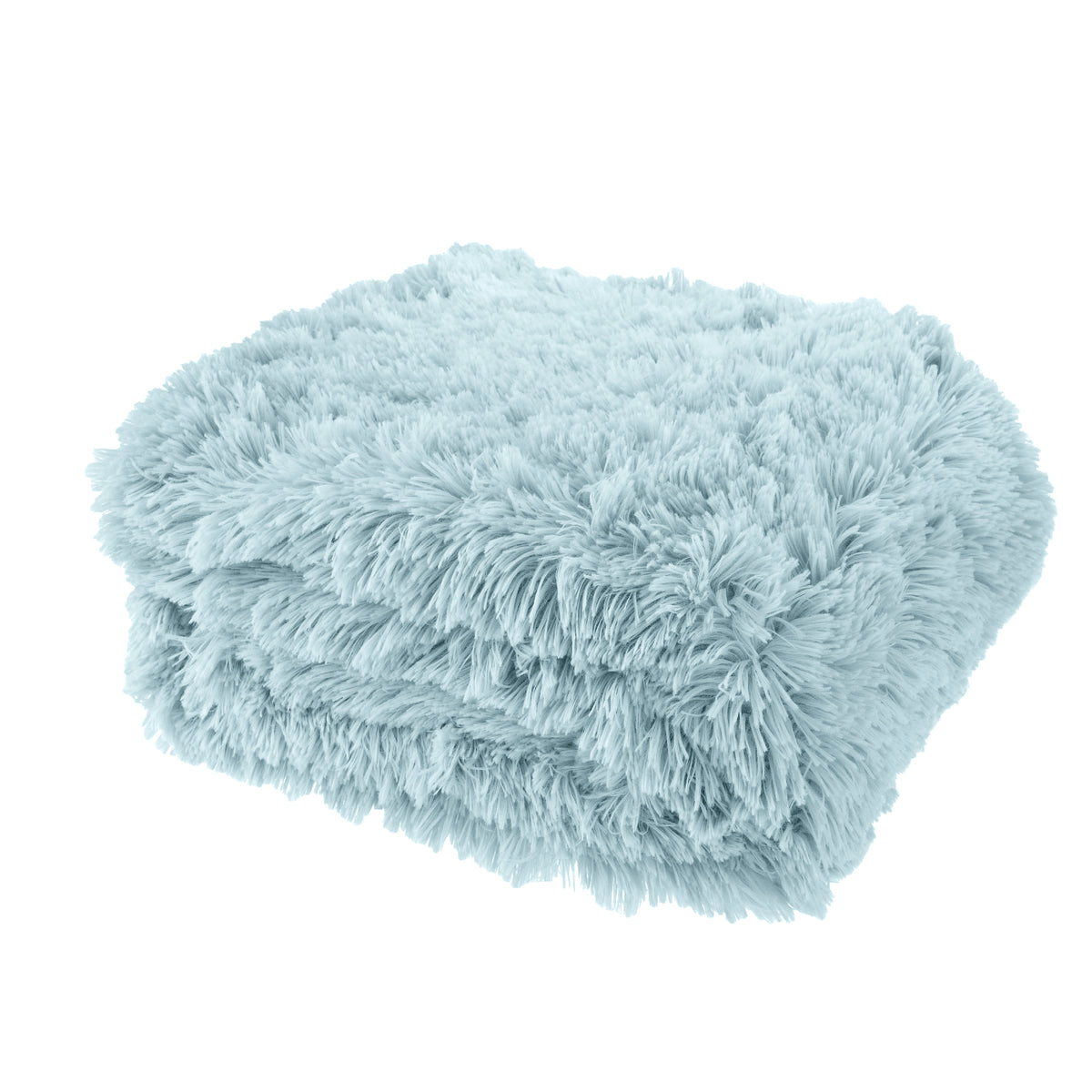 Catherine Lansfield Cuddly 150cmx200cm Throw Duck Egg Blue