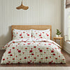 Catherine Lansfield Poppy Duvet Cover Bedding Set Red
