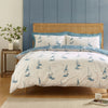 Catherine Lansfield Salcombe Boats Duvet Cover Bedding Set Blue