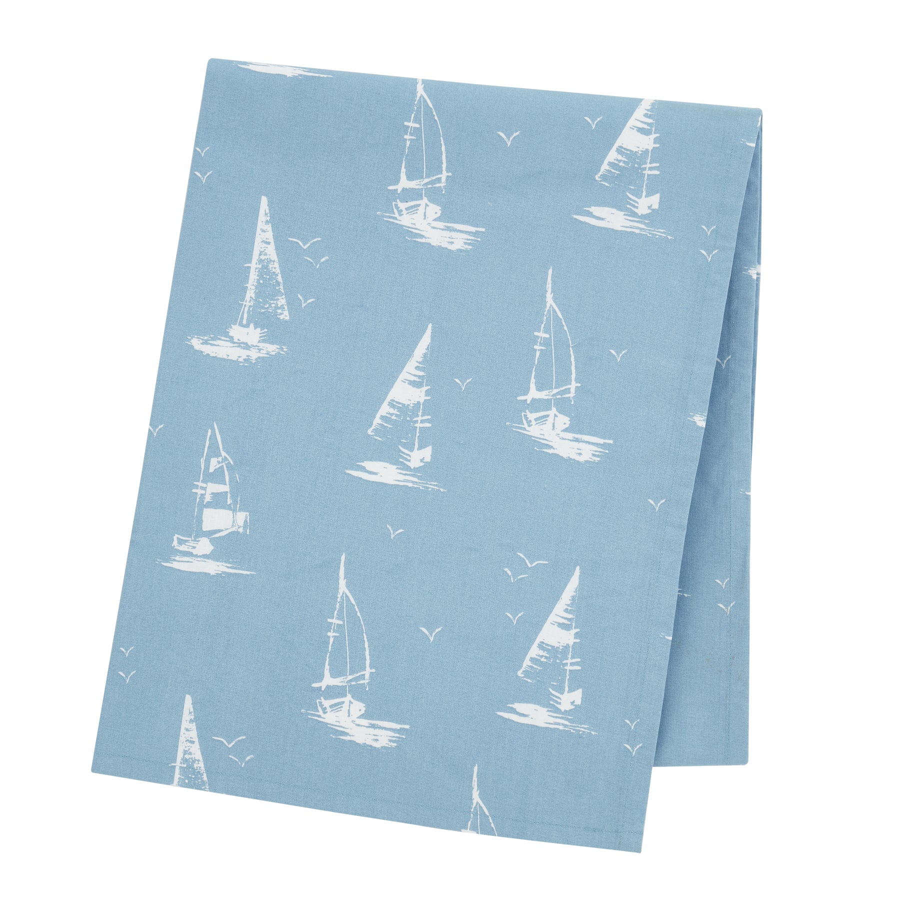 Catherine Lansfield Salcombe Boats Table Cloth Blue