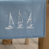 Catherine Lansfield Salcombe Boats Runner 33cm x 220cm Blue