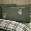 Catherine Lansfield Stag Duvet Cover Bedding Set Soft Green