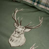 Catherine Lansfield Stag Duvet Cover Bedding Set Soft Green