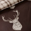 Catherine Lansfield Stag Duvet Cover Bedding Set Chocolate